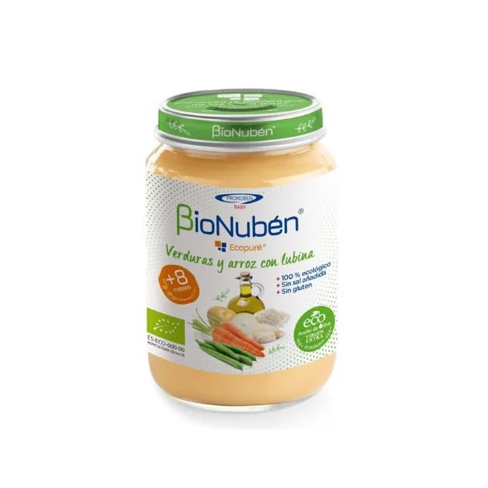 Bionubén Ecopure Vegetables Rice Sea bass 250g