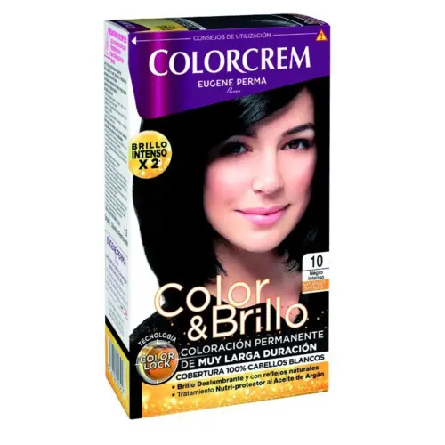 Eugene Perma Tinte Pelo Colorcrem 10 Negro Intenso