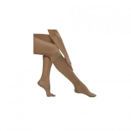 Media Medilast Corta Con Puntera Beig Talla Xl