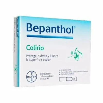 Bepanthol® Sterile Eye Drops 10 Single Doses X 0,5ml