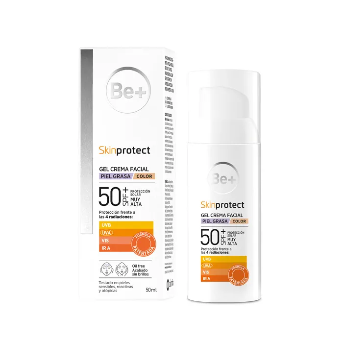 Be+ Skinprotect Oily Skin Colour Face Gel Spf50+ 50ml