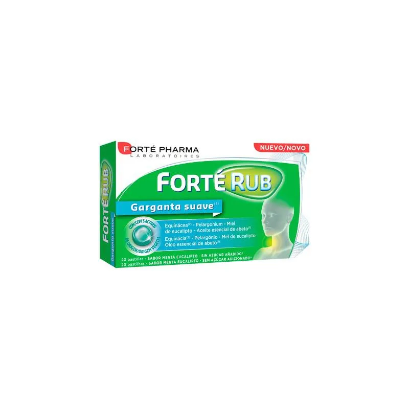 Forte Pharma Forte Rub Soft Throat 20 Lozenges
