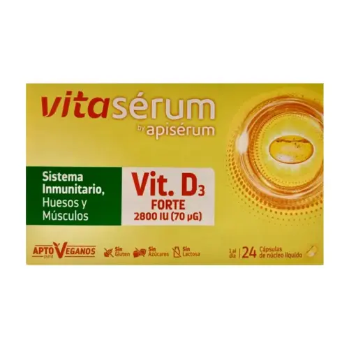 Apisérum Vitasérum Vitamin D3 Forte 24 Capsules