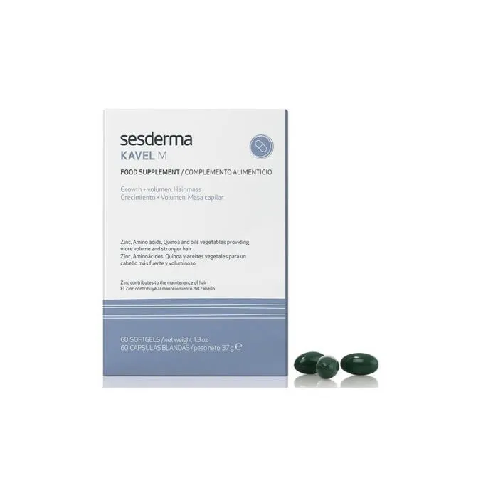 Sesderma Kavel M Food Supplement Hair Mass 60 Softgels