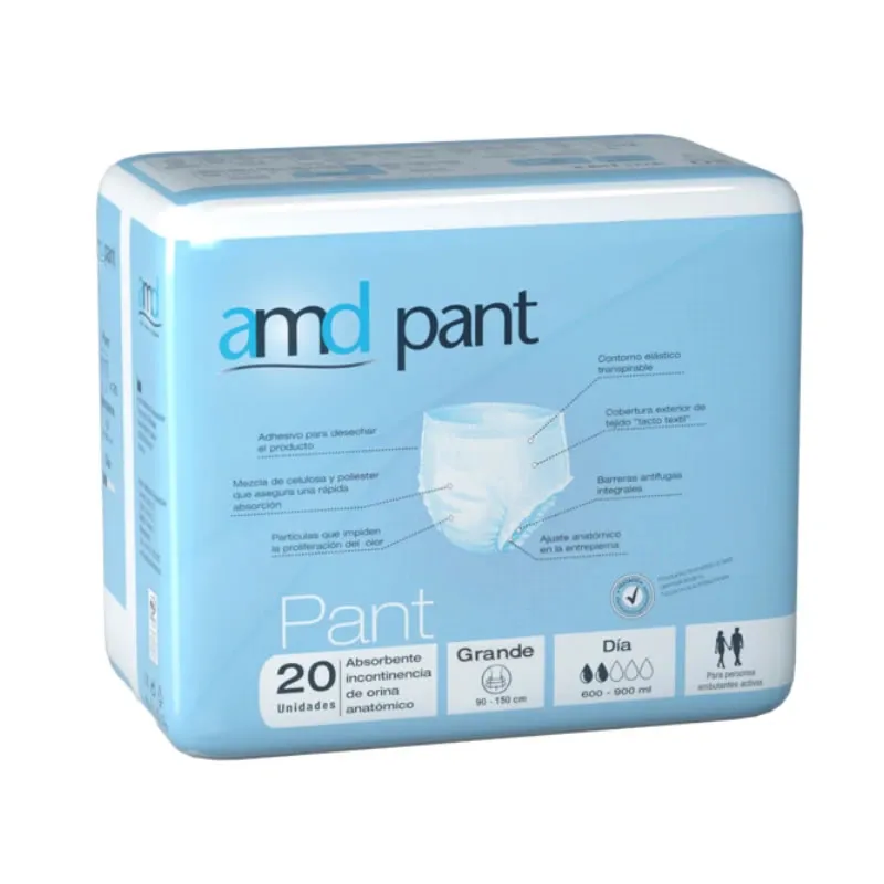 Amd Absorbent Day Pant Panty Liner Large Size 40U