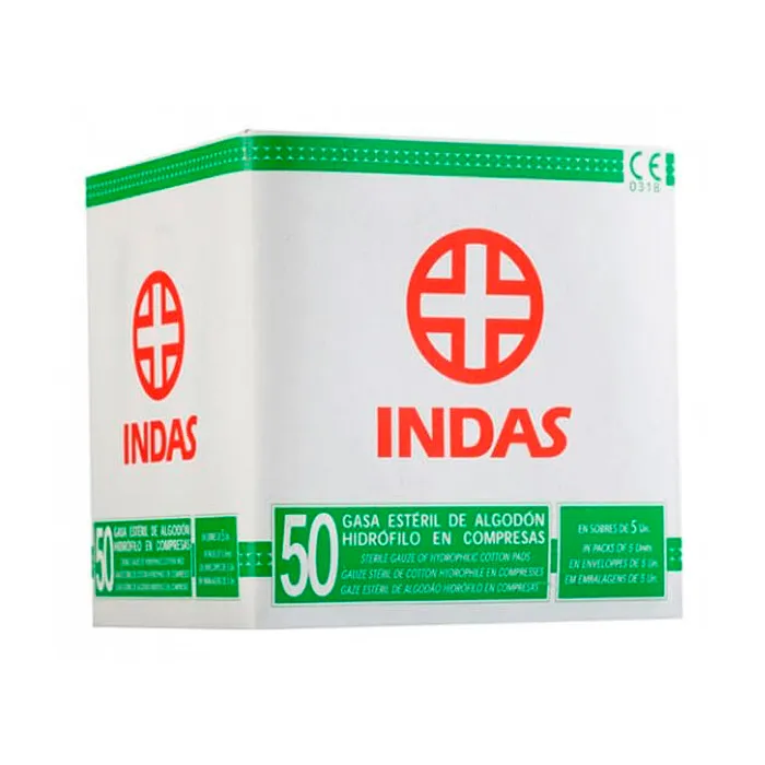 Lisubel Sterile Gauze Gauze Pads Hydrofolic Cotton Compresses 50U