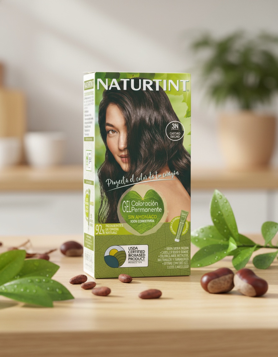 NATURTINT ammonia-free dye #3N-Dark Brown 170 ml - Afbeelding 2