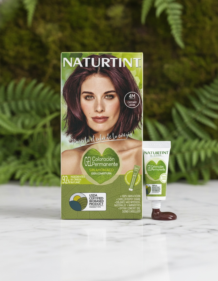 NATURTINT ammonia-free dye #4M-Mahogany Chestnut 170 ml - Afbeelding 2