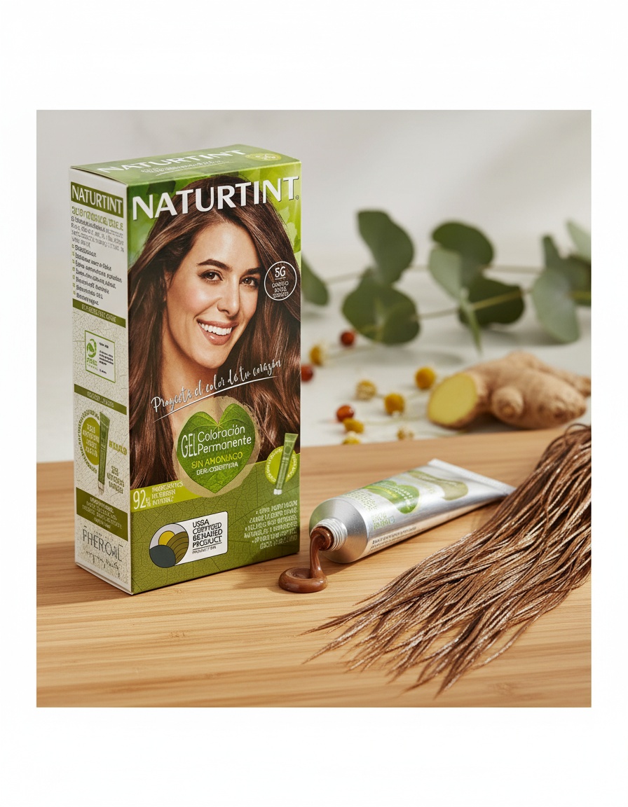 NATURTINT ammonia-free dye #5G-Light Golden Brown 170 ml - Afbeelding 2
