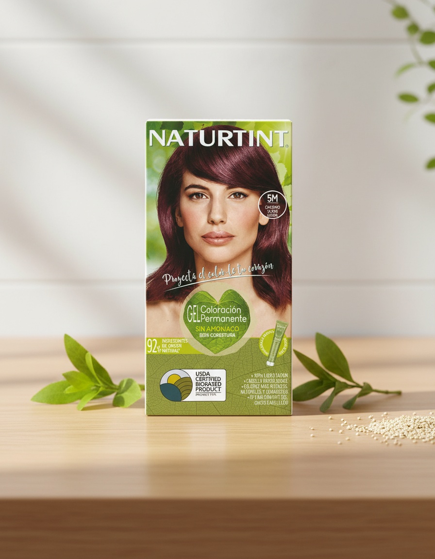 NATURTINT ammonia-free dye #5M-Light Mahogany Chestnut 170 ml - Afbeelding 2