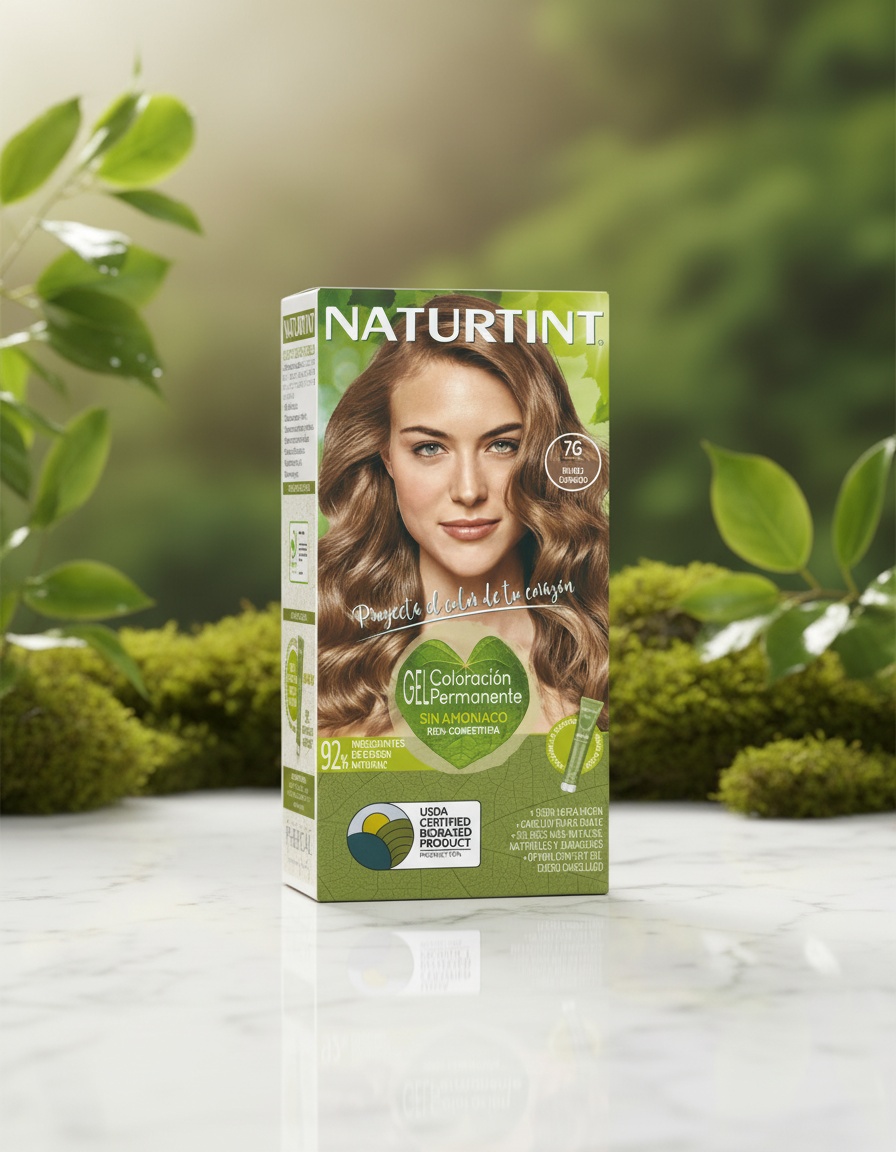 NATURTINT ammonia-free dye #7G-Golden Blonde 170 ml - Afbeelding 2