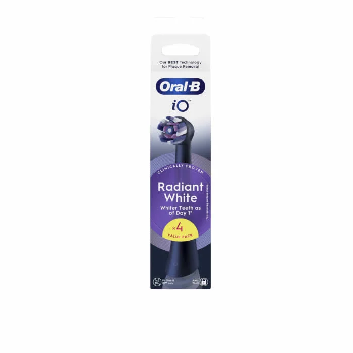 Oral-B iO Radiant White Replacement Heads 4 Pack