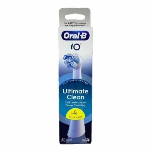 Oral-B iO Ultimate Clean White Replacement Heads 4 Pack