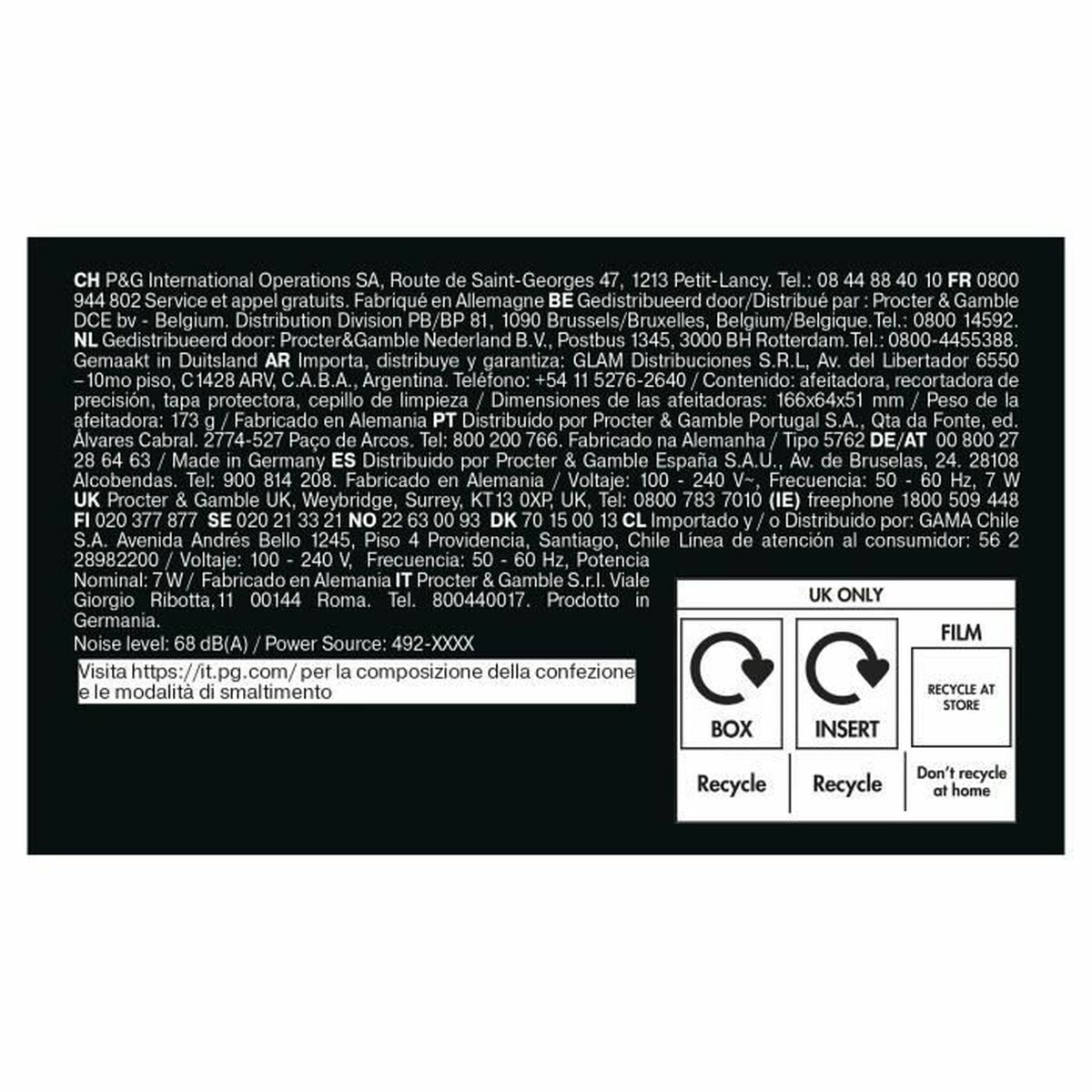 Scheerapparaat Braun