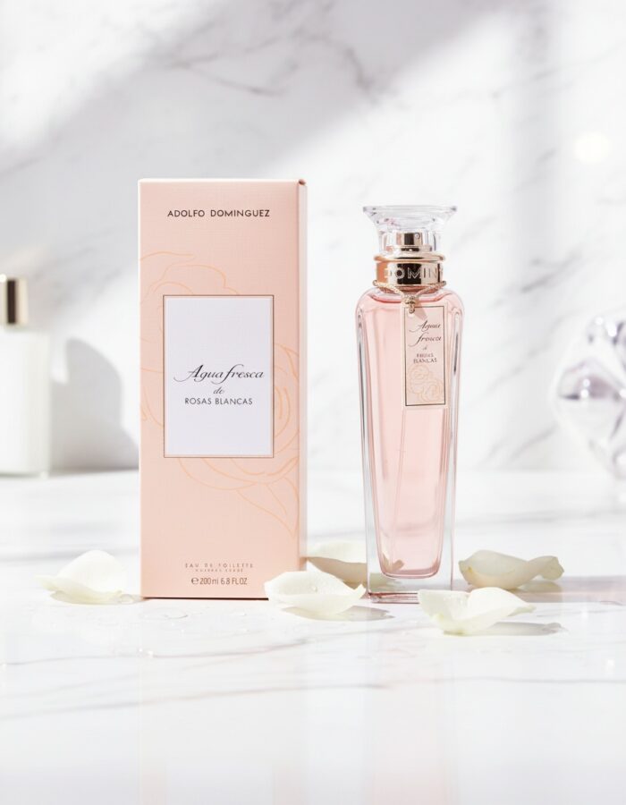 Adolfo Dominguez AGUA FRESCA DE ROSAS BLANCAS eau de toilette spray 200 ml - Afbeelding 2