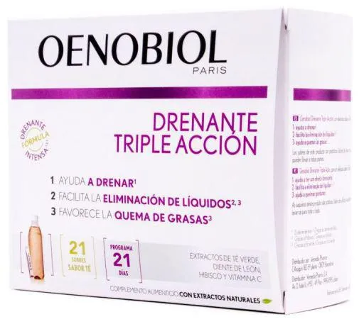 Oenobiol Triple Action Drainage 21 Envelopes