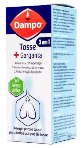 Dampo 3 In 1 Cough Throat Syrup 150ml