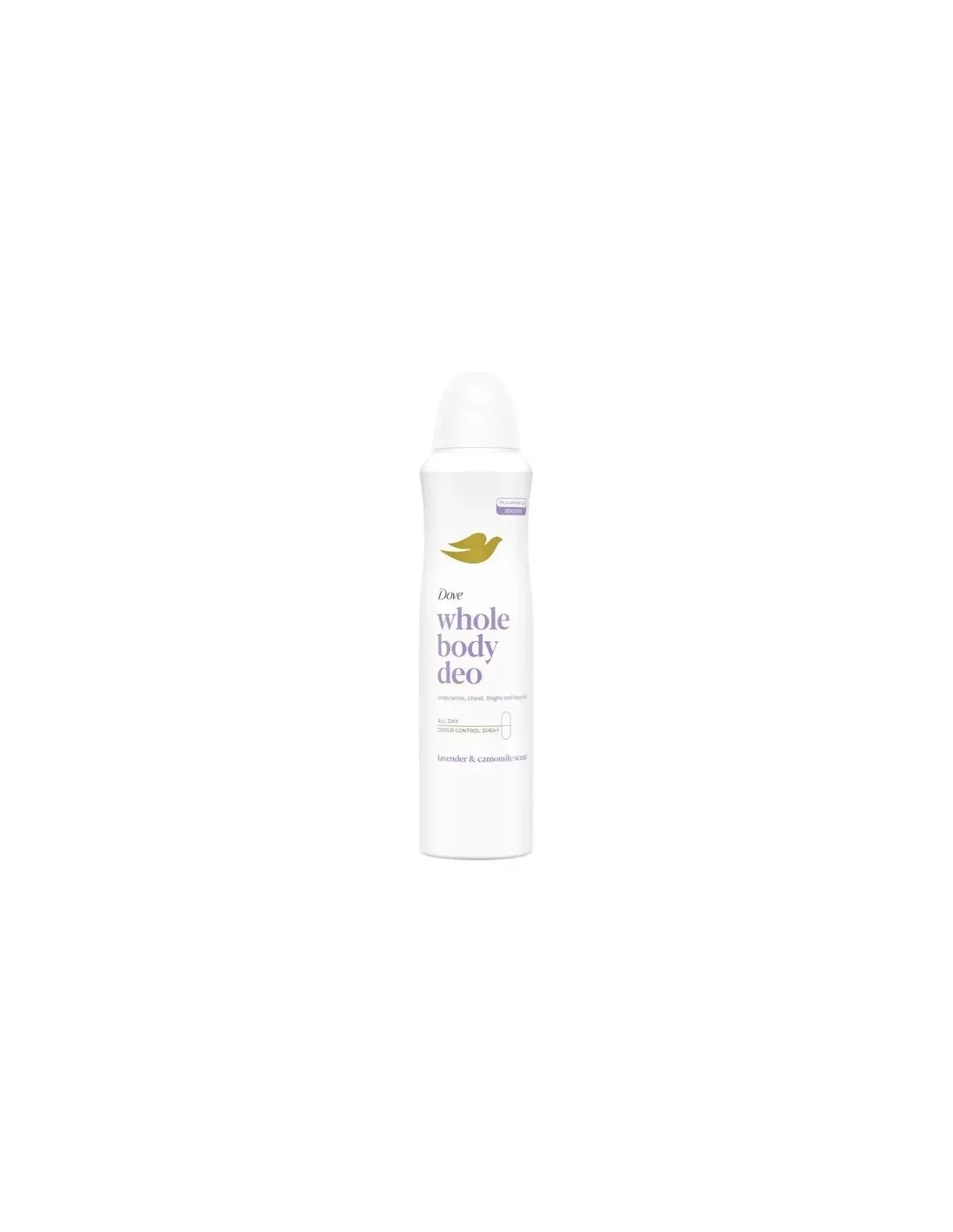 Dove Lavanda y Camomila Unisex Desodorante Spray Corporal 150ml
