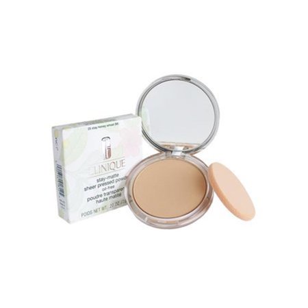 Clinique Stay Matte Sheer Pressed Powder Oil-Free 7.6g - 25 Stay Honey Wheat