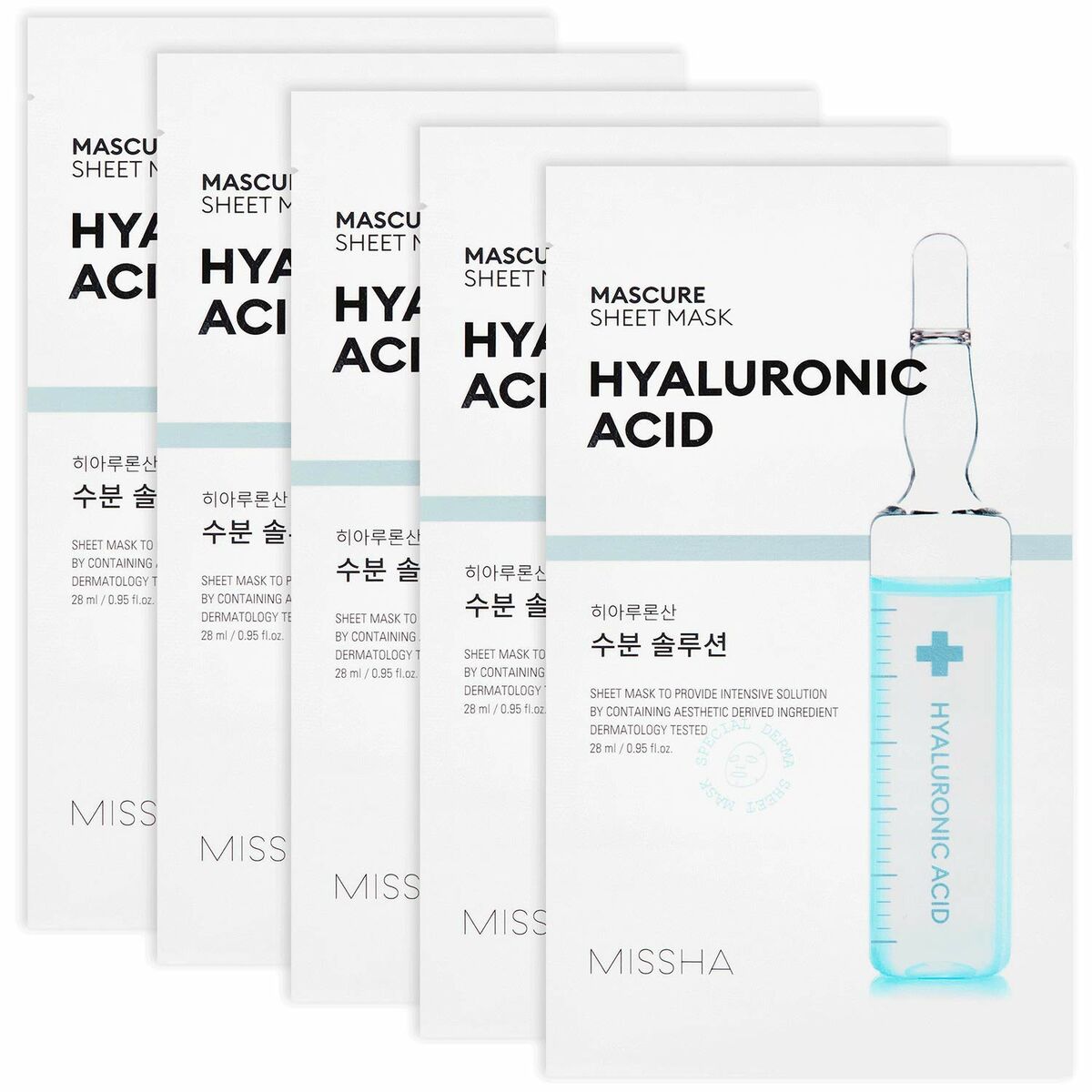 Gezichtsmasker Missha Hyaluronic Acid 28 ml