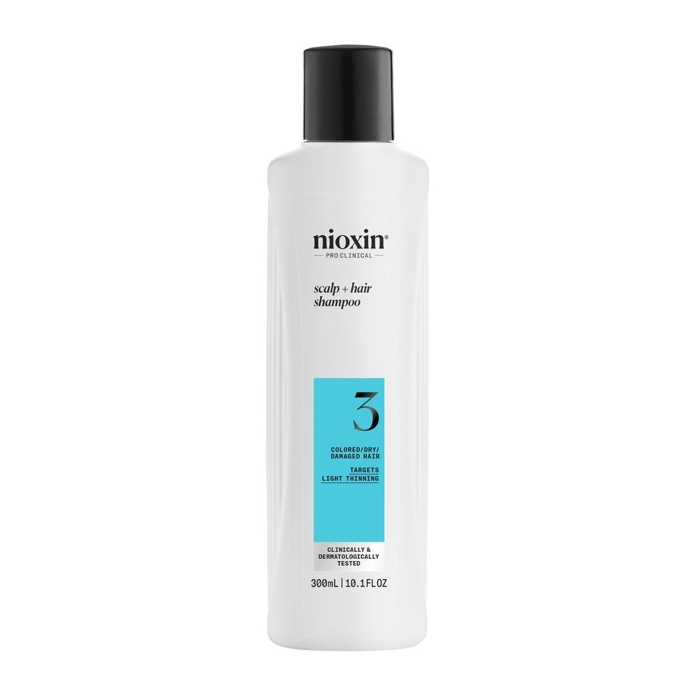 Nioxin SYSTEM 3 - Shampoo - Dyed and Damaged Hair with Mild Weakening 300 ml