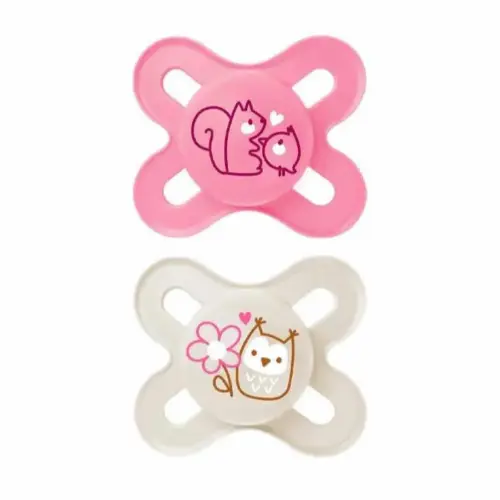 Mam Original Start Silicone 0-2 M 2 Unit Pink Color