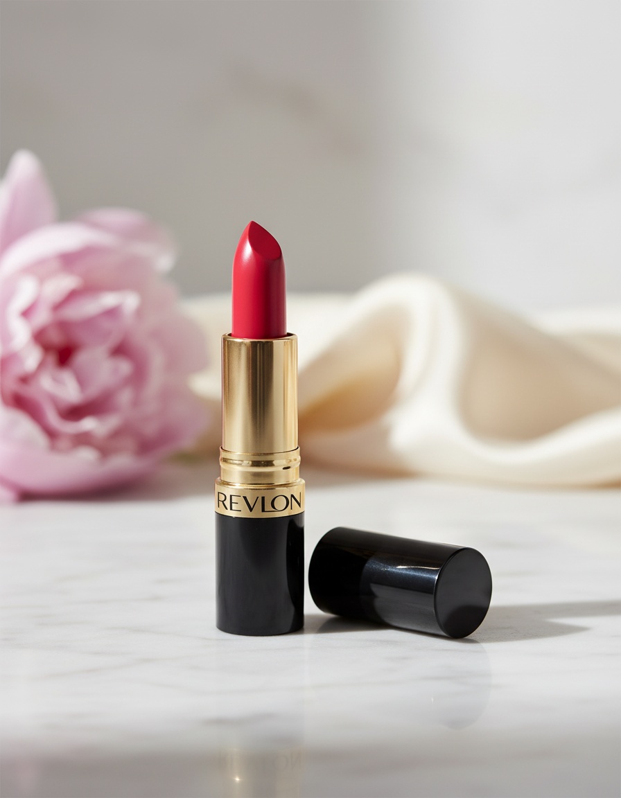 Revlon Mass Market SUPER LUSTROUS lipstick #740-certainly red 3.7 gr