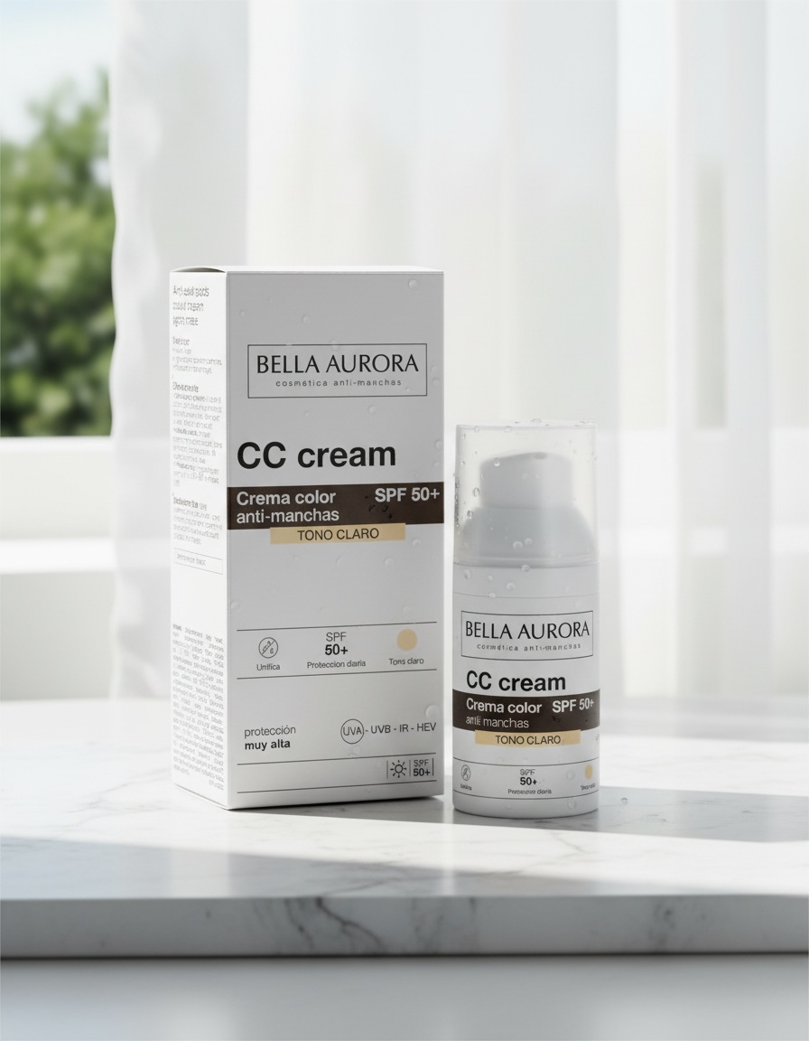 Bella Aurora CC CREAM anti-manchas SPF50+ #tono claro - Afbeelding 2