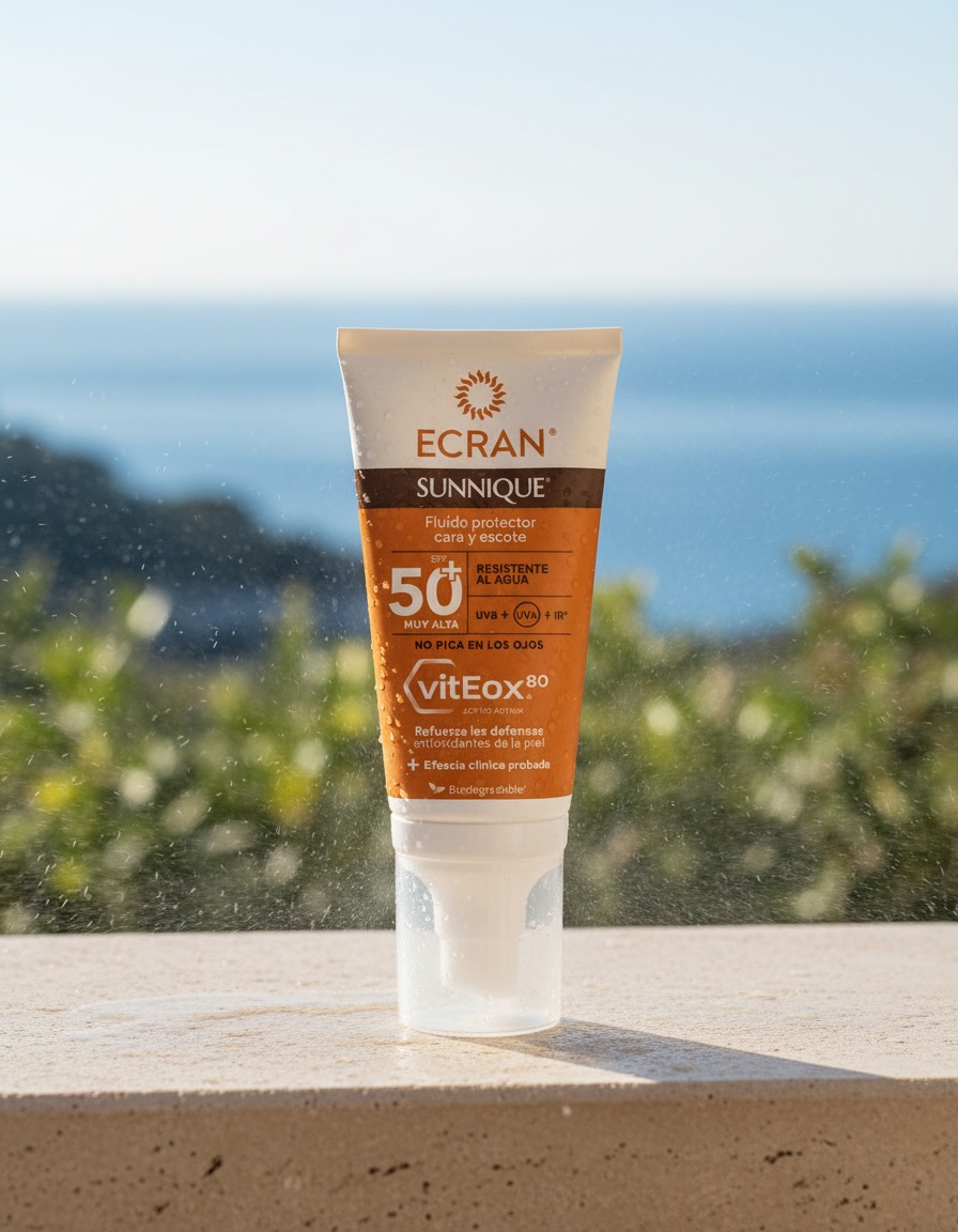 ECRAN SUNNIQUE facial protective fluid SPF50+ 50 ml - Afbeelding 2