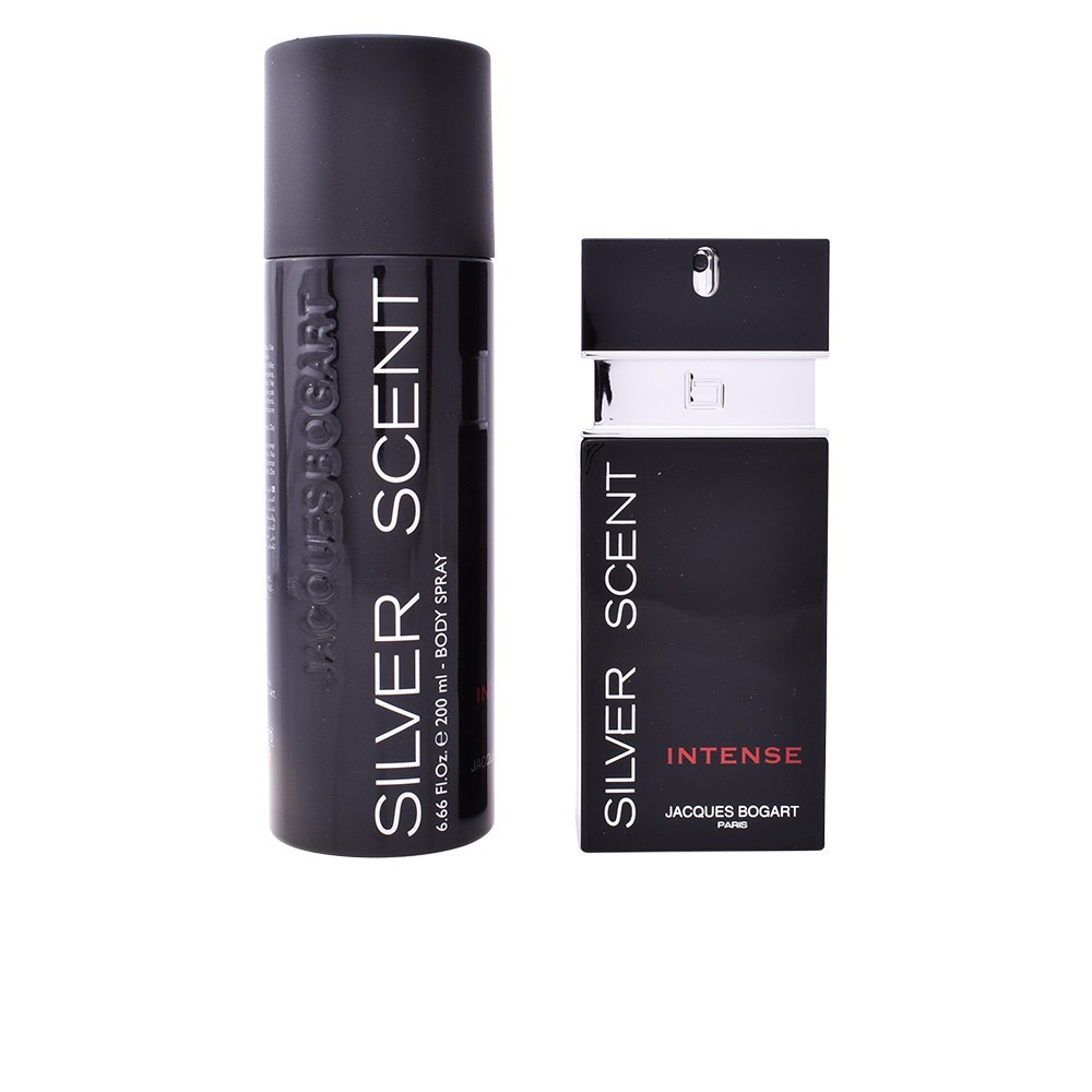 Jacques Bogart Silver Scent Intense Geschenkset 100ml EDT + 200ml Body Spray