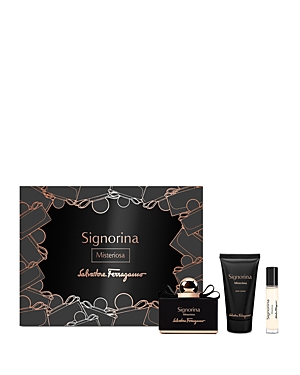Salvatore Ferragamo Signorina Misteriosa Geschenkset 100ml EDP + 50ml Body Lotion + 10ml EDP