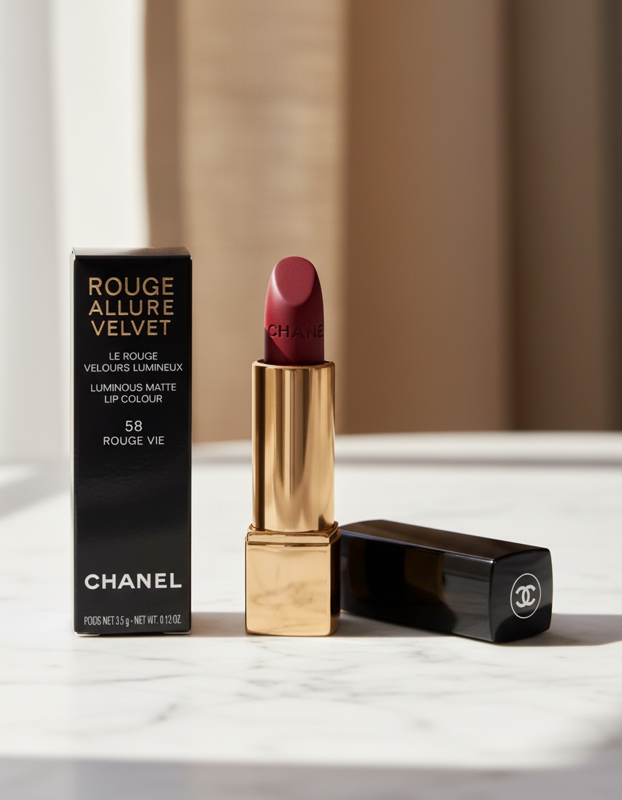 Chanel ROUGE ALLURE VELVET #58-rouge vie