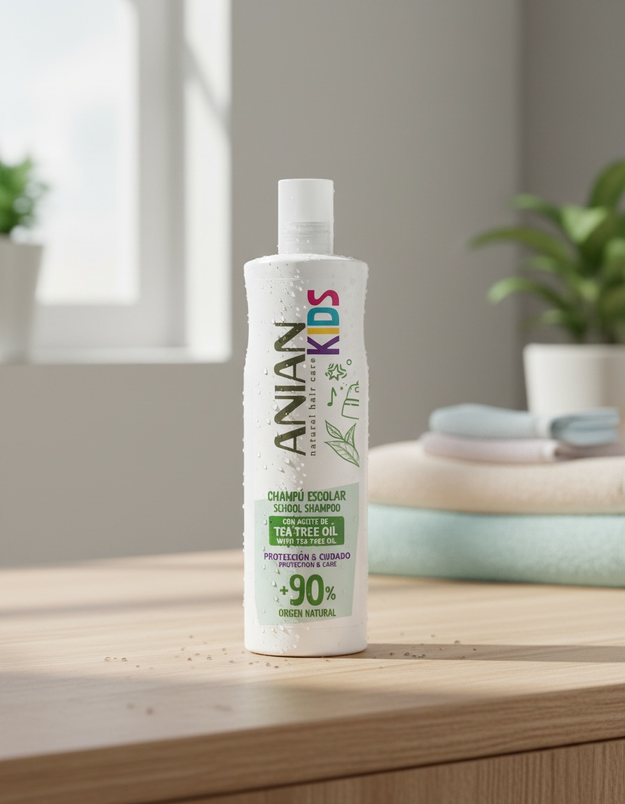 Anian SCHOOL SHAMPOO with tree tea oil 400 ml - Afbeelding 2