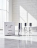 Chanel ALLURE HOMME SPORT COLOGNE travel spray and two refills 3 x 20 ml