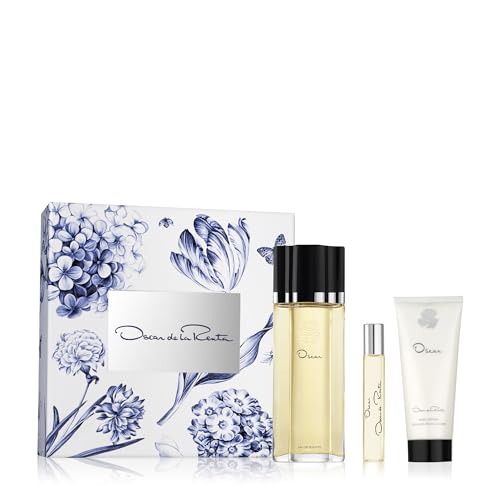 Oscar De La Renta Oscar Gift Set 100ml EDT + 100ml Body Lotion + 15ml EDT