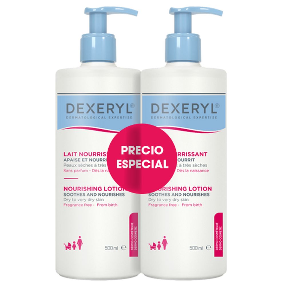 Dexeryl NUTRITIVE LOTION pack 2 x 500 ml