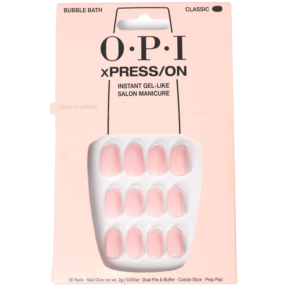 OPI xPRESS/ON Artificial Nails Iconic Shades #Bubble Bath 30 u