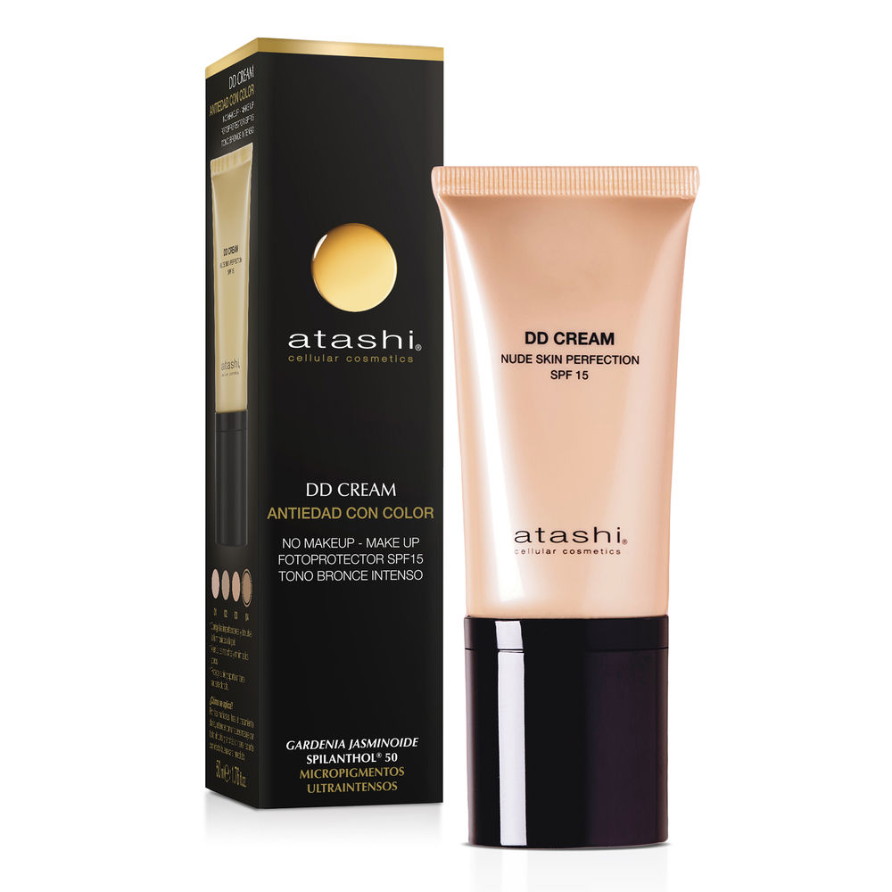 Atashi DD CREAM natural skin perfection SPF15 #Intense Bronze 50 ml