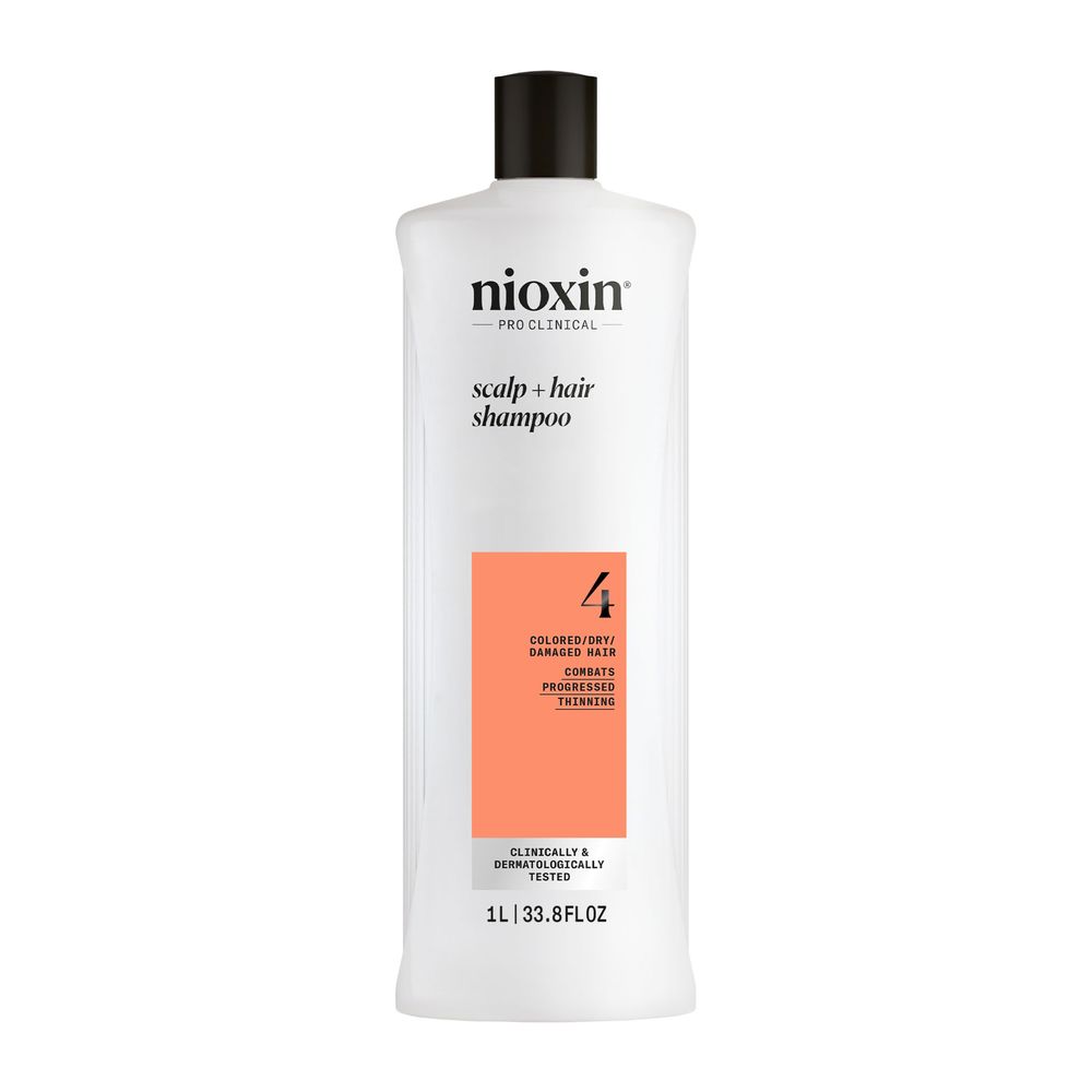 Nioxin SYSTEM 4 - Shampoo - Dyed and Damaged Hair with Advanced Weakening 1000 ml