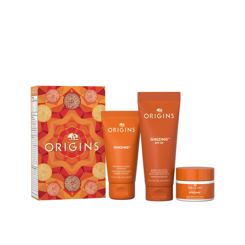 Origins GINZING MOISTURIZER WITH ENERGIZING COLOR SPF40 CASE 3 pcs
