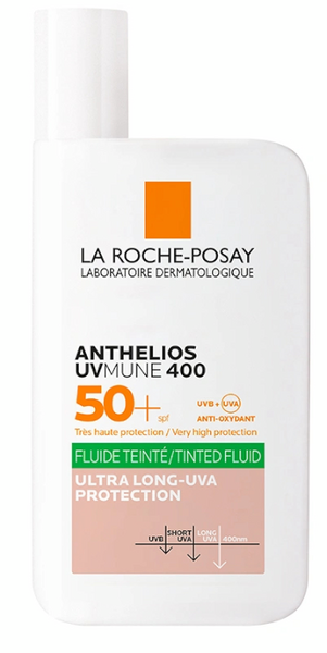 ANTHELIOS UVMUNE 400 OIL CONTROL fluido invisible con color SPF50+ 50 ml
