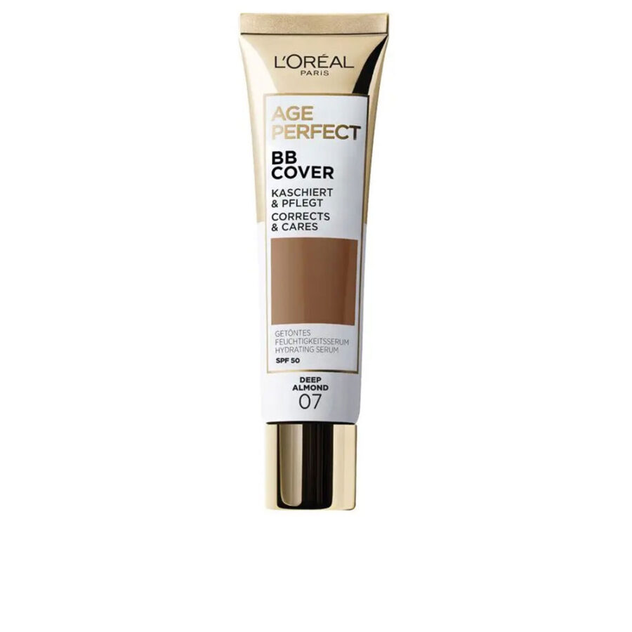 L'orÉal paris AGE PERFECT BB COVER liquid makeup SPF50 #07-deep almond 30 ml