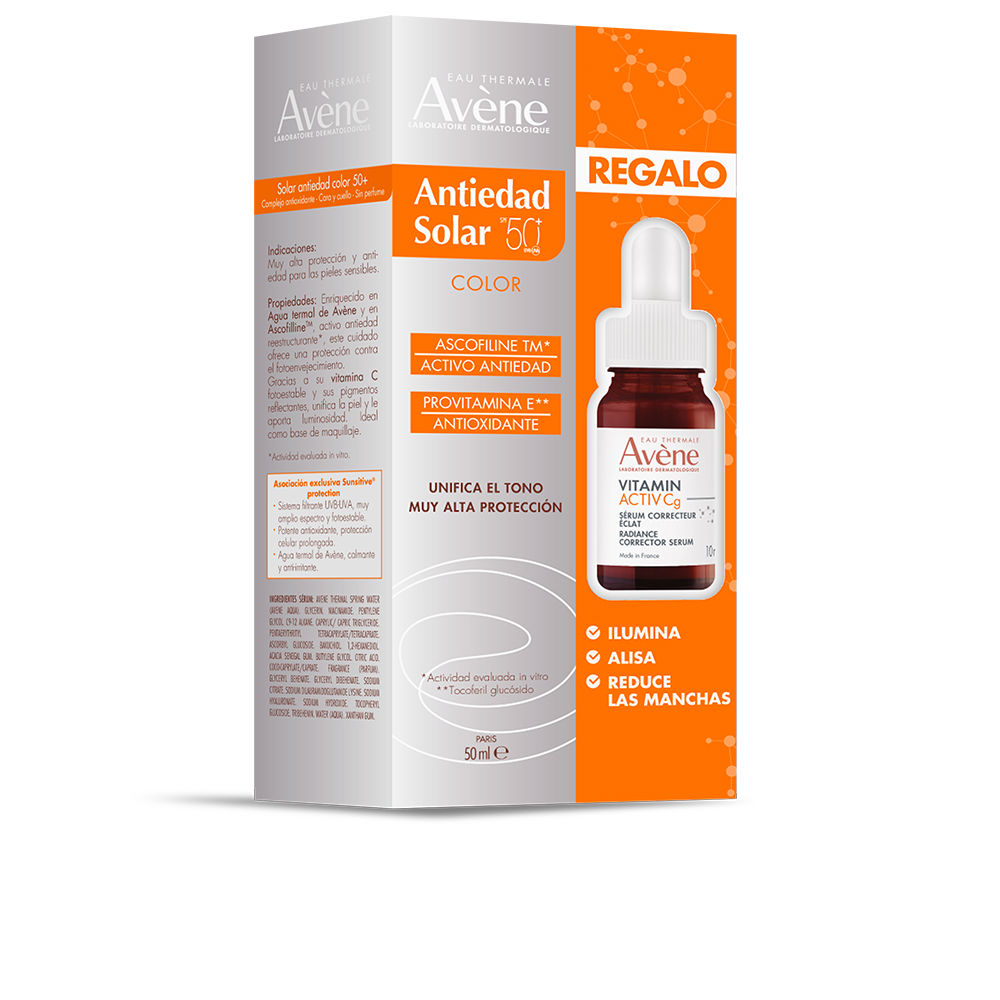 AvÈne SOLAIRE ANTI-AGING WITH COLOR SPF 50+ 2-pack
