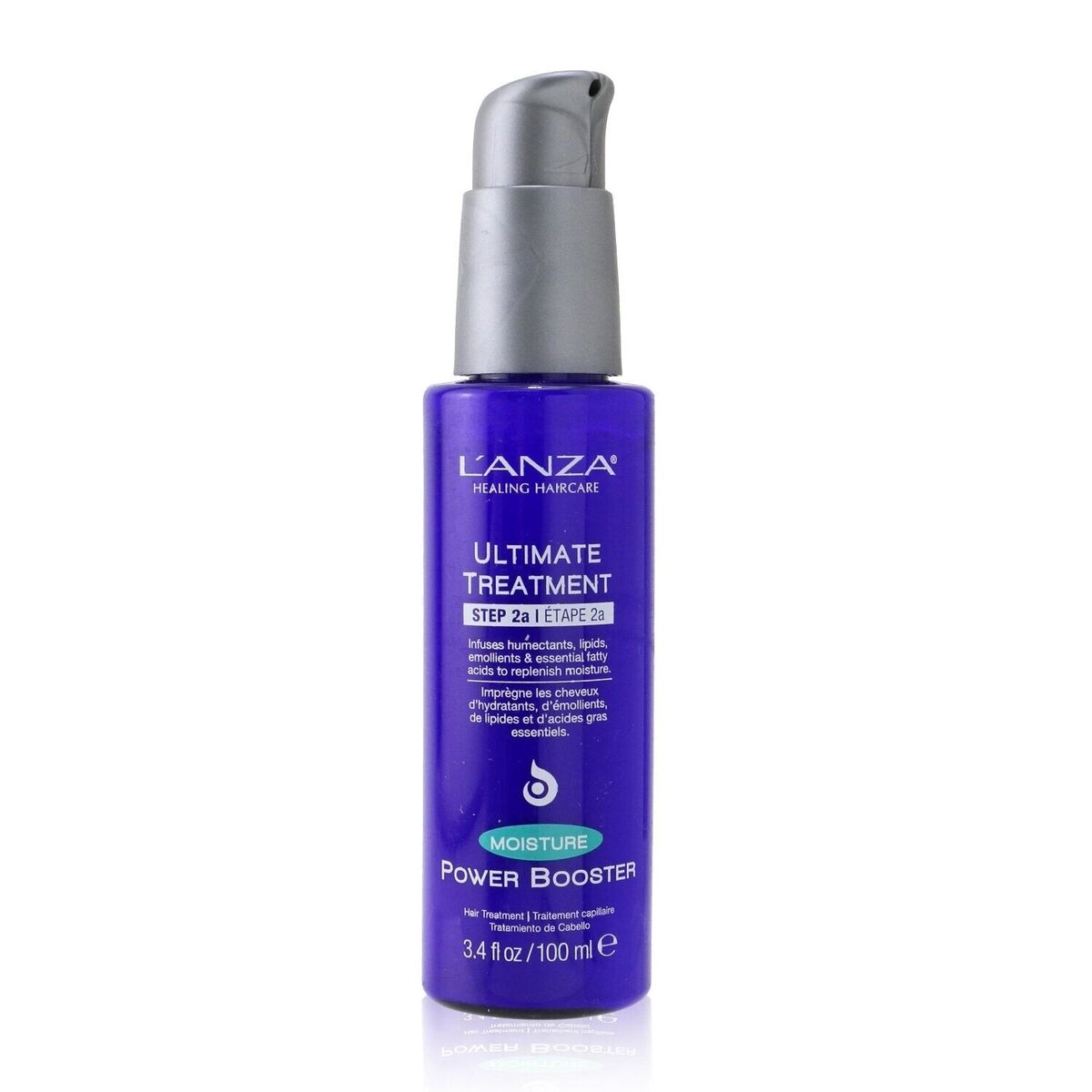 Vochtinbrengende Behandeling L'ANZA Step 2a Moisture Power Boost 100 ml
