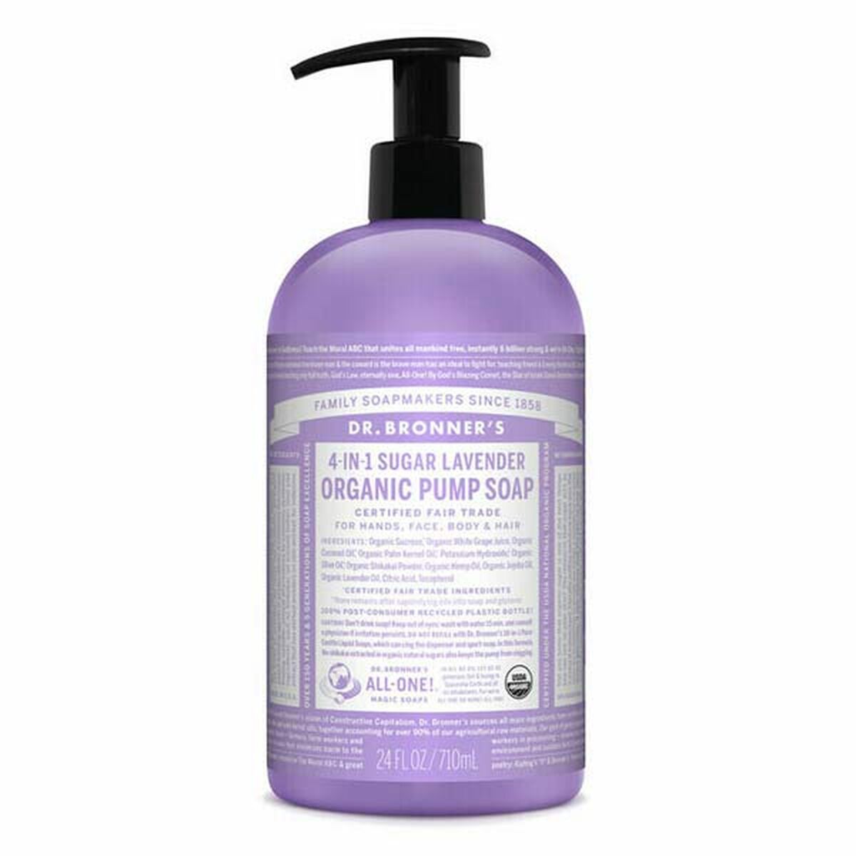 Douchegel Dr Bronner's 4 in 1 Sugar Lavender 710 ml