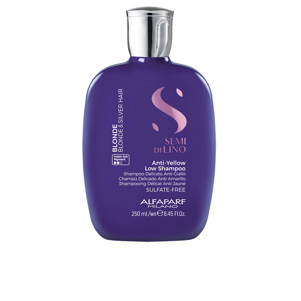 Alfaparf Milano SEMI DI LINO blonde & silver low shampoo 250 ml