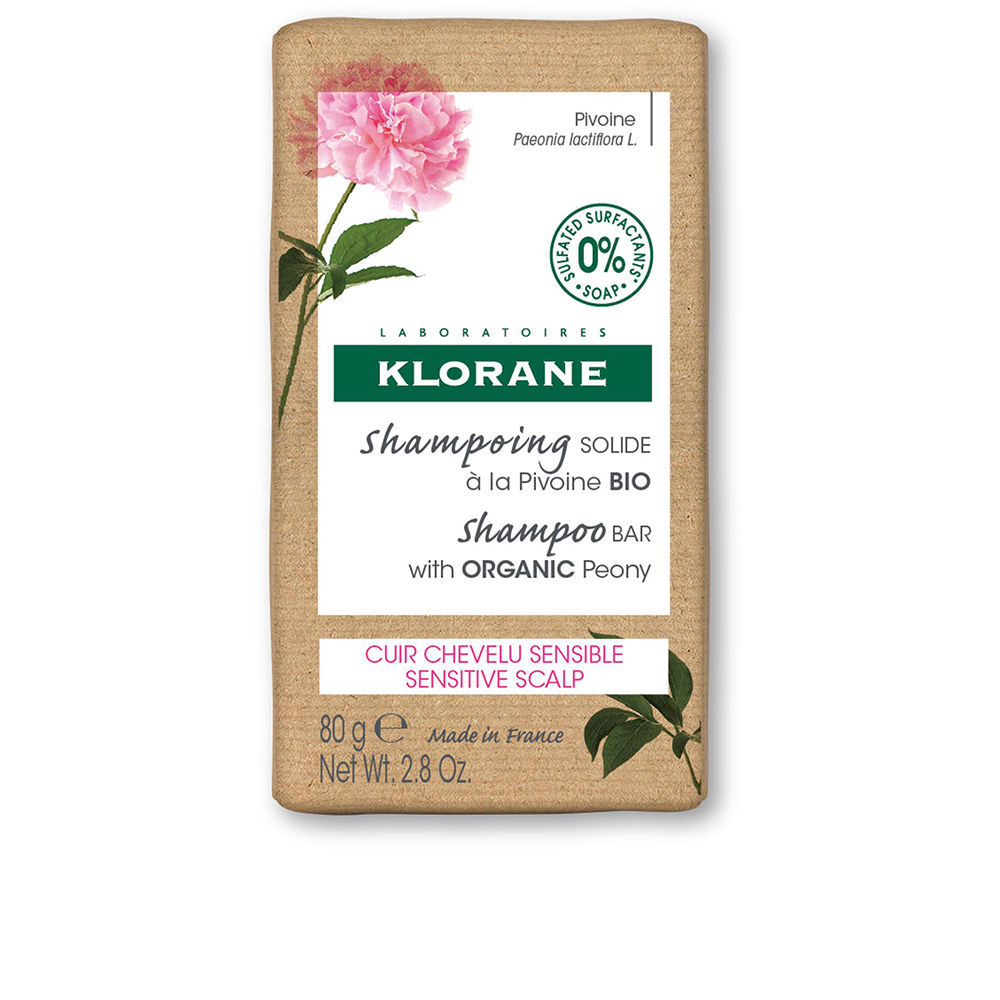 Klorane A LA PEONÍA BIO solid shampoo 80 gr