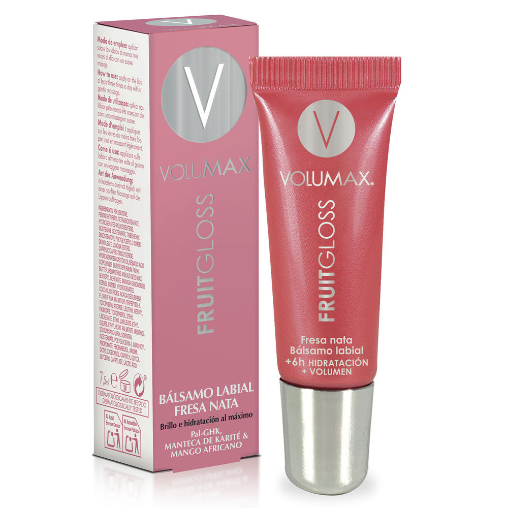 Volumax FRUITGLOSS lip hydration #strawberry cream 7.5 ml