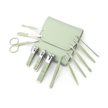 STAINLESS STEEL NAIL CLIPPER SET 12 units