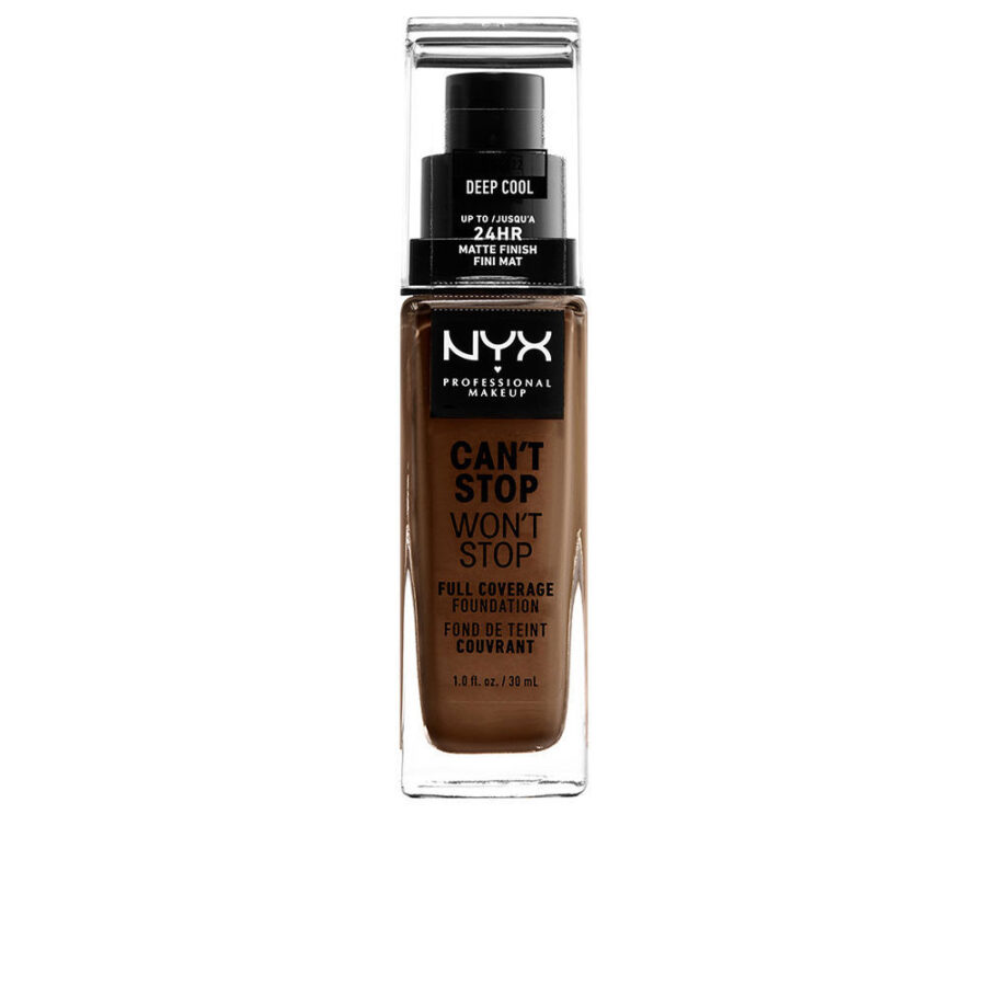 Nyx Professional Make Up CAN'T STOP WON'T STOP full coverage foundation #deep cool